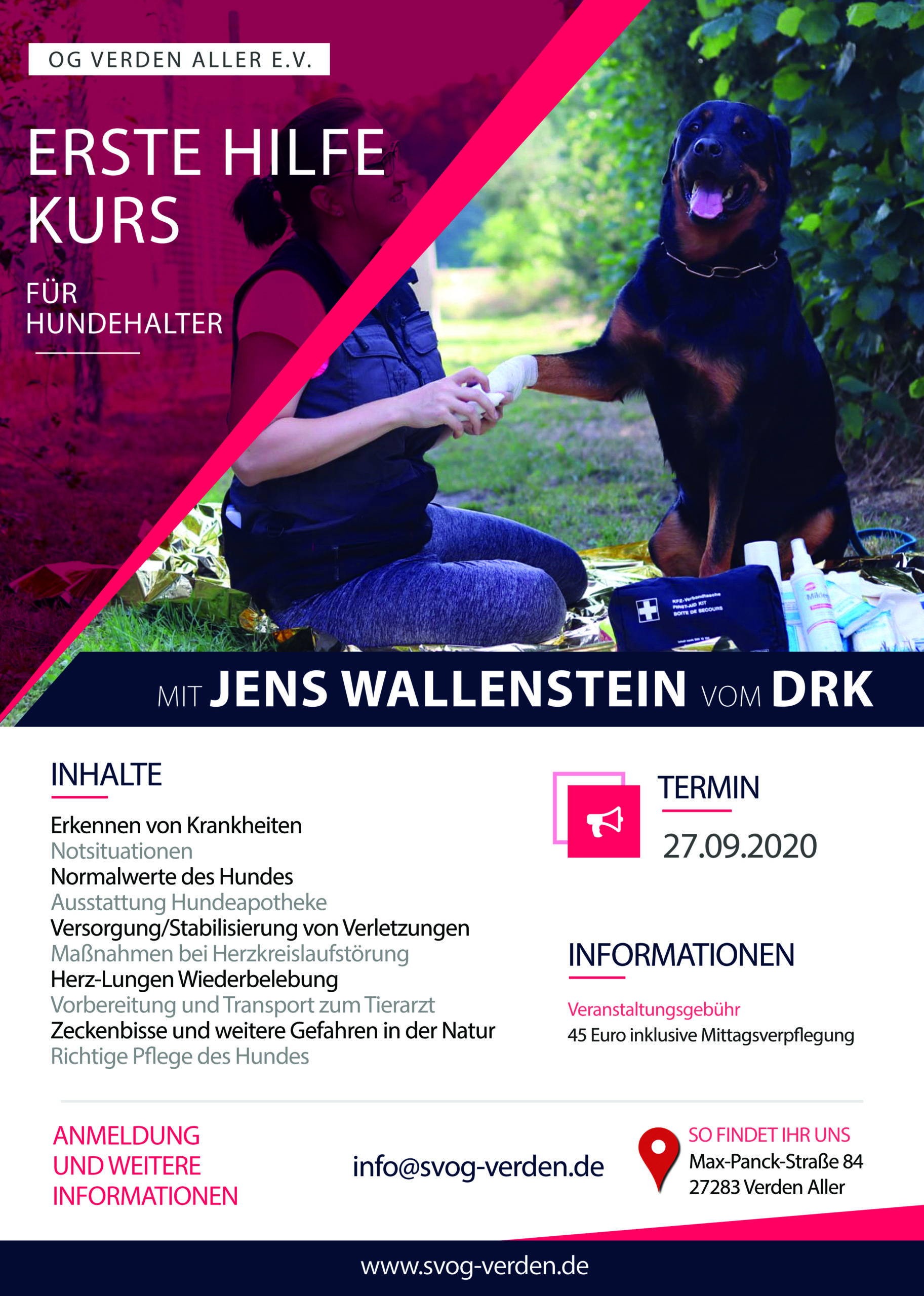 Erste Hilfe Kurs am 27.09. – SV OG Verden/Aller e.V.
